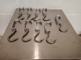 9 meat hooks